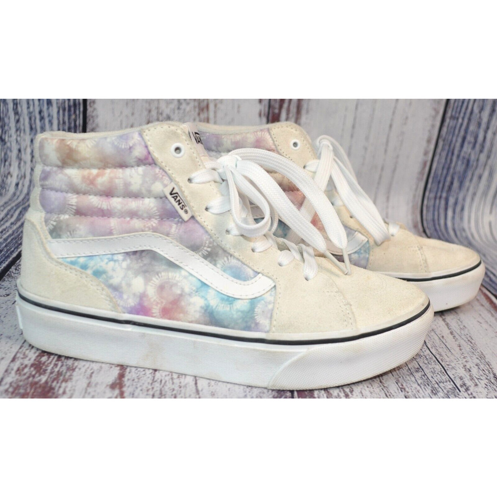 Vans Shoes Women's 4.5 SK8-Hi Tapered Stackform Multicolor Starburst